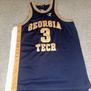 Stephon Marbury Georgia Tech College Basketball Jersey #3 Starbury S